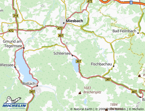 Mappa MICHELIN Schliersee - ViaMichelin