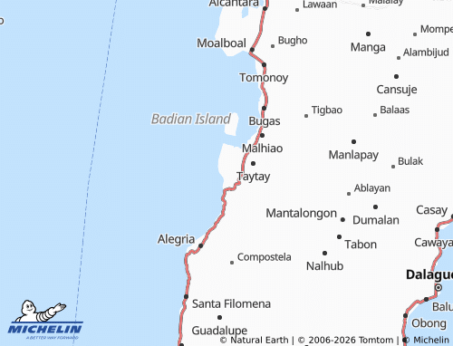 MICHELIN Bato map - ViaMichelin