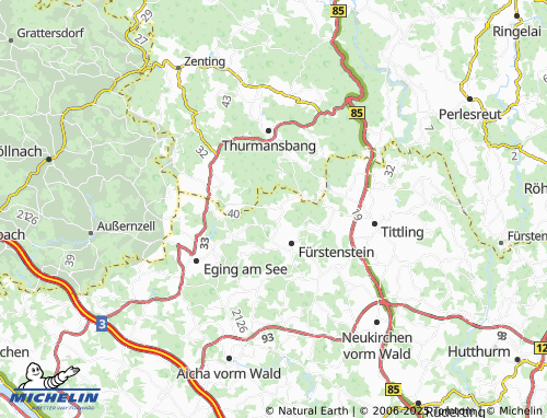 Kaart MICHELIN Kollnberg - ViaMichelin
