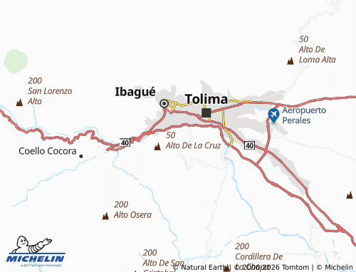 Mappa MICHELIN Martinica Parte Alta - ViaMichelin
