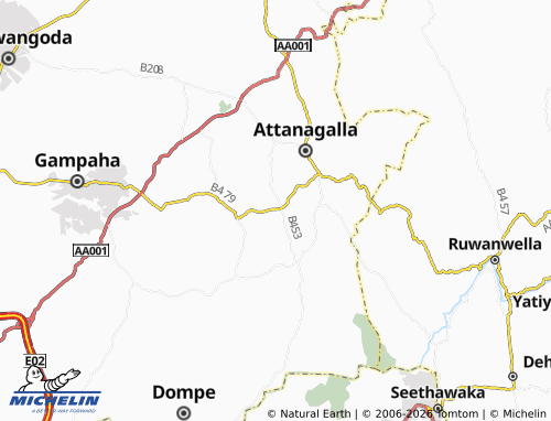 Mappa MICHELIN Walgammulla - ViaMichelin