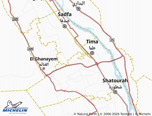 MICHELIN-Landkarte al-Hasanah - ViaMichelin
