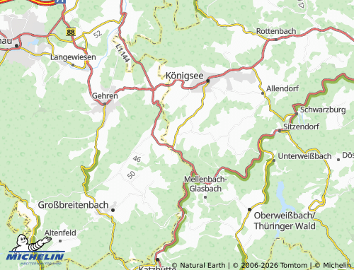 MICHELIN Dröbischau map - ViaMichelin