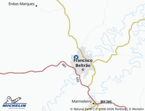 Mapa MICHELIN Antônio de Paiva Cantelmo - ViaMichelin
