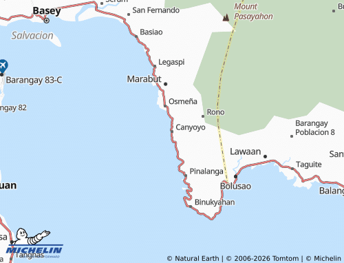 MICHELIN Canyoyo map - ViaMichelin