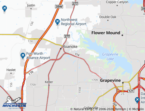 Mapa MICHELIN Westlake - ViaMichelin