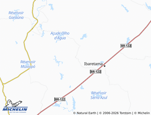 Mapa MICHELIN São João dos Queiroz - ViaMichelin