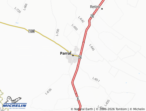 Mapa MICHELIN Parral - ViaMichelin