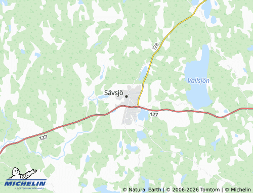 Carte MICHELIN Sävsjö - ViaMichelin