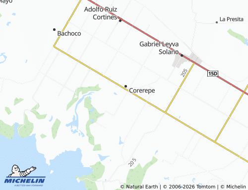 MICHELIN Ejido El Gallo map - ViaMichelin