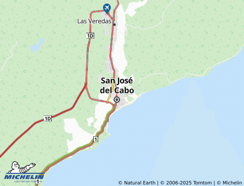 MICHELIN San José del Cabo Centro map - ViaMichelin