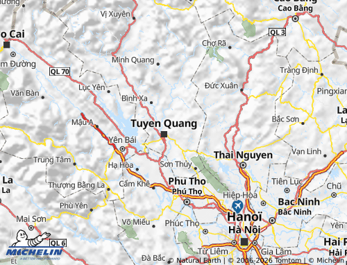 Mappa MICHELIN Yên Sơn - ViaMichelin