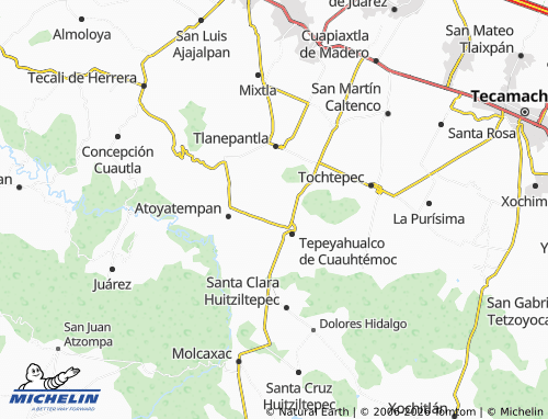 Mappa MICHELIN Santa Ana Coapan - ViaMichelin