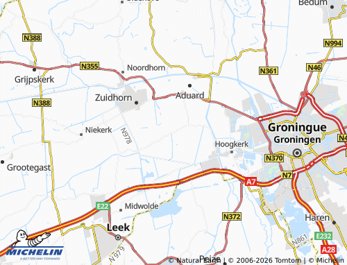 Mapa MICHELIN Den Horn - ViaMichelin