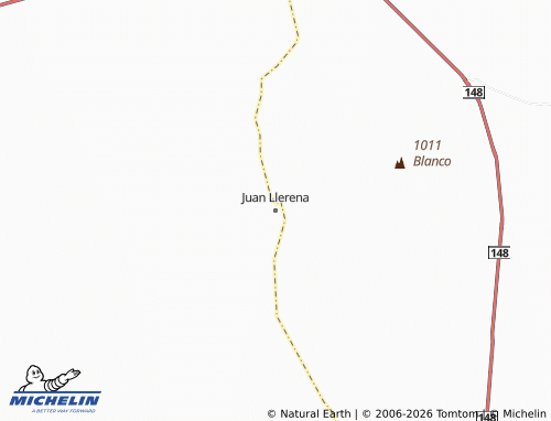 Mappa MICHELIN Juan Llerena - ViaMichelin