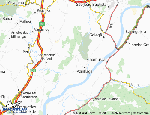 MICHELIN Mato de Miranda map - ViaMichelin