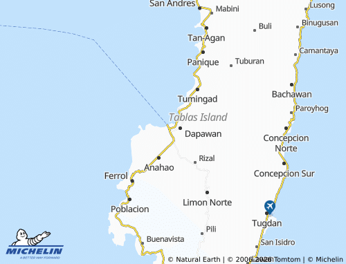 MICHELIN Ligaya map - ViaMichelin