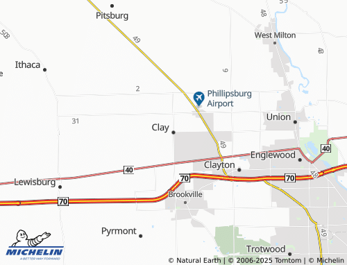 MICHELIN Clay map - ViaMichelin