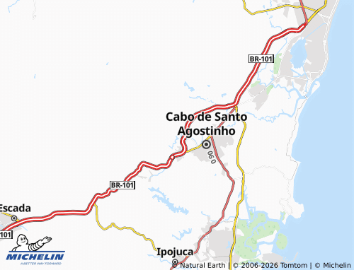 Mapa MICHELIN Vila Pirapama - ViaMichelin