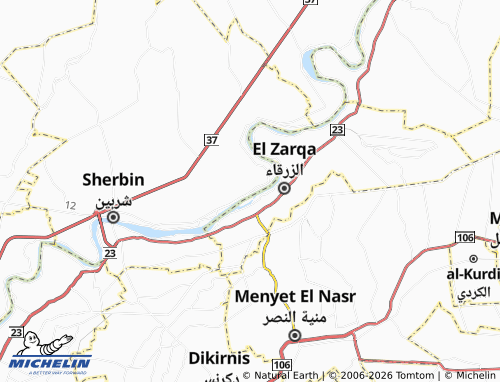 MICHELIN El Awadeyah map - ViaMichelin
