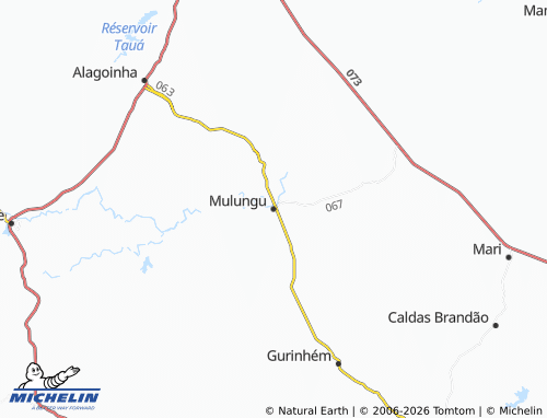 Carte MICHELIN Mulungu - ViaMichelin
