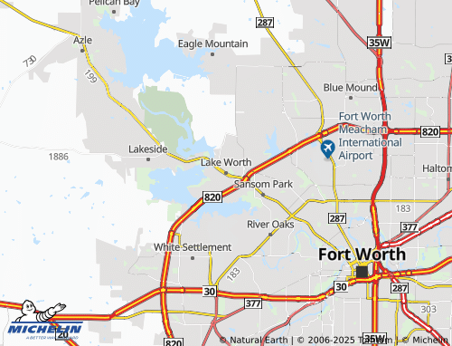 MICHELIN Lake Worth map - ViaMichelin