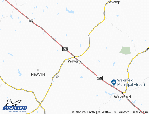 Kaart MICHELIN Waverly - ViaMichelin