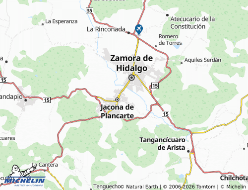 Mapa MICHELIN Valle de San Agustín - ViaMichelin