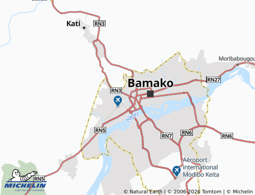 Mappa MICHELIN Ouolofobougou Bolibana - ViaMichelin