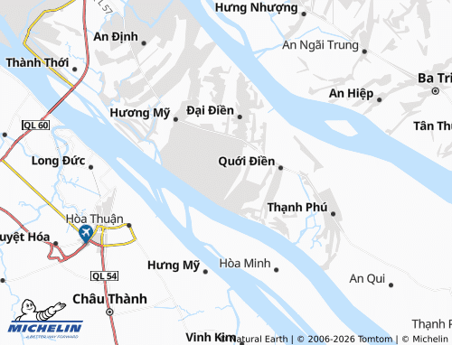 Mapa MICHELIN Thới Thạnh - ViaMichelin