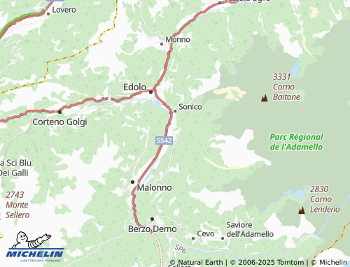 MICHELIN Rino map - ViaMichelin