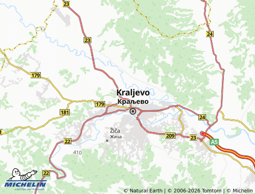 Carte MICHELIN Grdica - ViaMichelin