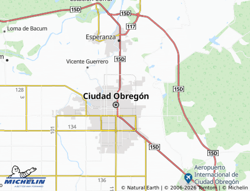Mapa MICHELIN Luis Donaldo Colosio - ViaMichelin