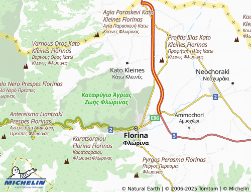MICHELIN Proti map - ViaMichelin