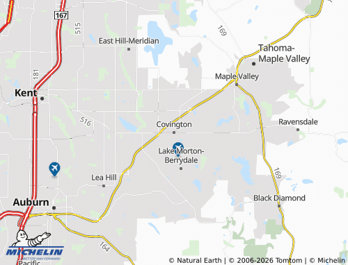 Mapa MICHELIN Covington - ViaMichelin