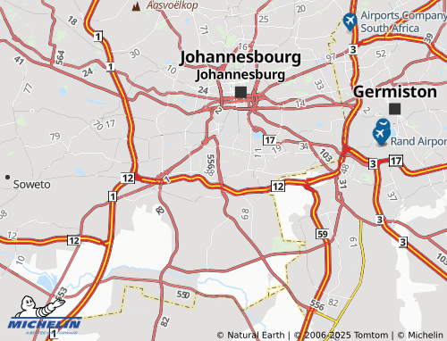 MICHELIN Lindberg Park map - ViaMichelin