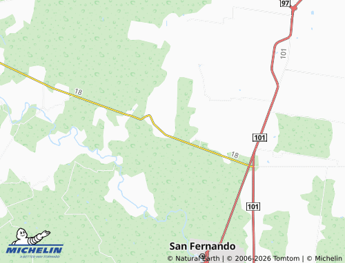 MICHELIN Emilio Prtes Gil map - ViaMichelin