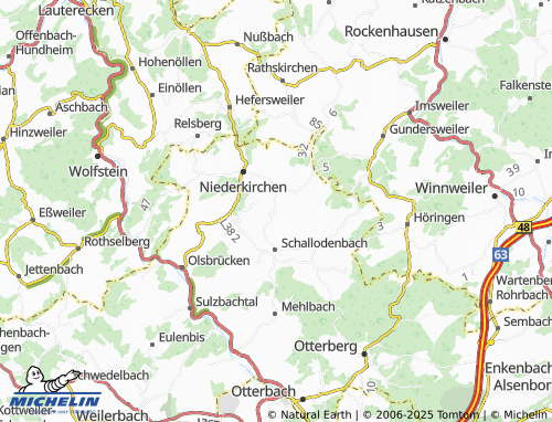 Mapa MICHELIN Holbornerhof - ViaMichelin