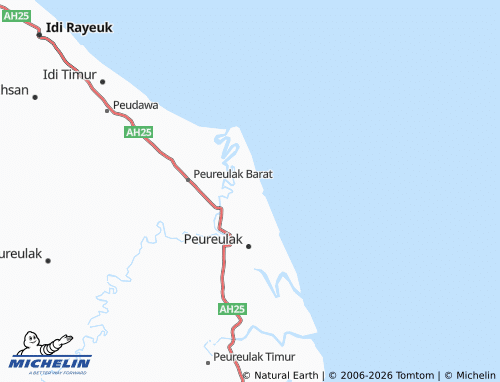 Mapa MICHELIN Seumatang Muda Itam - ViaMichelin
