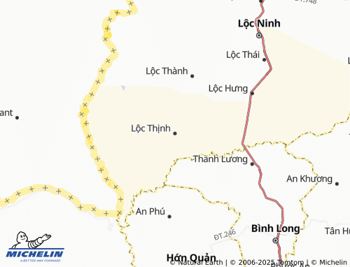 MICHELIN Lộc Thịnh map - ViaMichelin