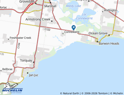 MICHELIN Breamlea map - ViaMichelin