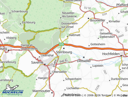 Mapa MICHELIN Steinbourg - ViaMichelin