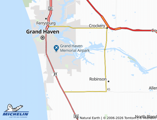 Mappa MICHELIN Clark Corners - ViaMichelin