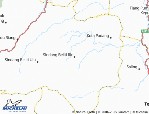 MICHELIN Sindang Beliti Ilir map - ViaMichelin