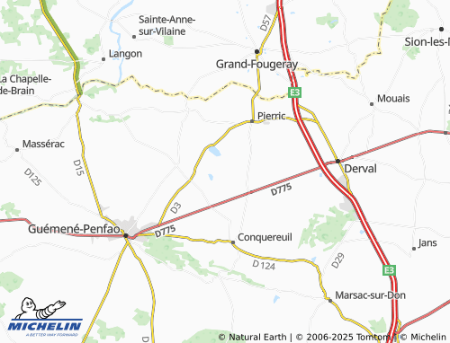 MICHELIN Bréhain map - ViaMichelin