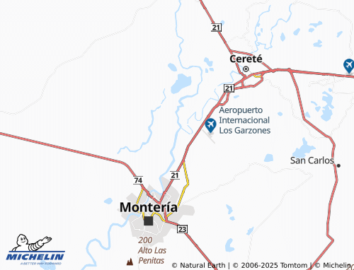 MICHELIN La Ceiba map - ViaMichelin