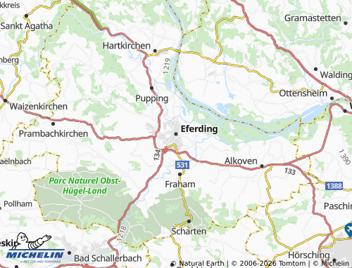 Mappa MICHELIN Eferding - ViaMichelin