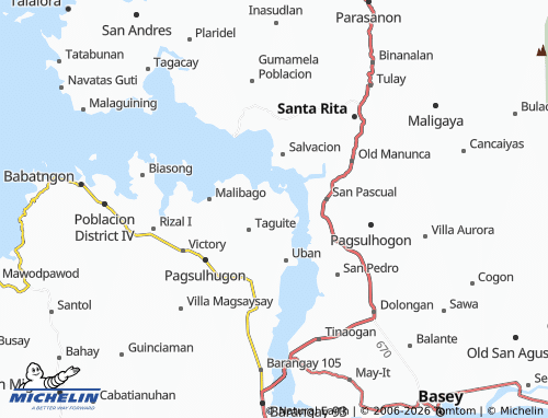 MICHELIN Planza map - ViaMichelin