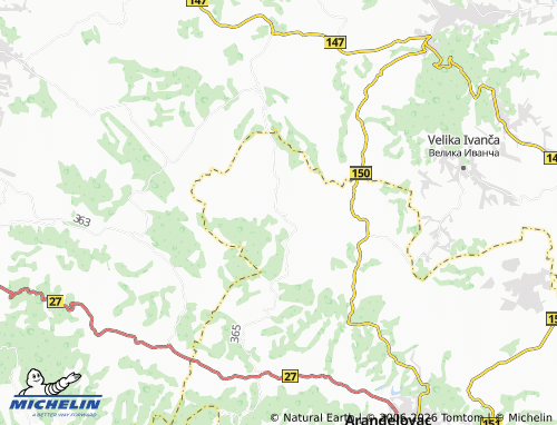 Carte MICHELIN Venčane - ViaMichelin