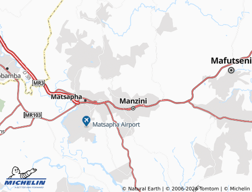 MICHELIN-Landkarte Ntunja Township - ViaMichelin